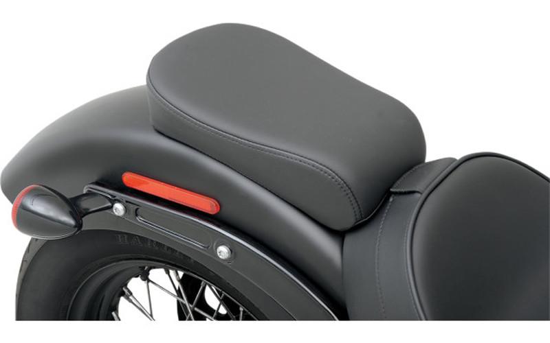 Drag Specialties Optional Rear Seat for Solo w/ Driver Backrest Option for '11-13 FXS & '12-17 FLS -Wide Smooth