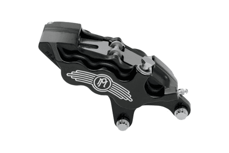 Performance Machine Six-Piston Front Calipers for Certain H-D Models Starting in '00 for use with 11.5" Rotors (112 x 6B calipers) -Contrast Cut, Right Caliper