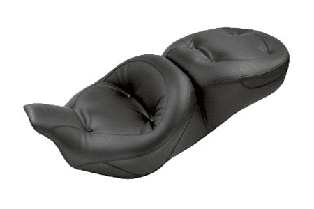Mustang Seats Regal One-Piece Super Touring Seat for Harley Davidson Touring Models 2008-Up -with Receiver (Not for '24-Up FLHX/FLTR Models)