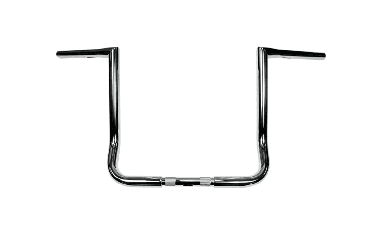 L.A. Choppers Twin Peaks 1 1/4 inch Handlebars for '96-23 FLHT and FLHX Models  - 14 inch Chrome