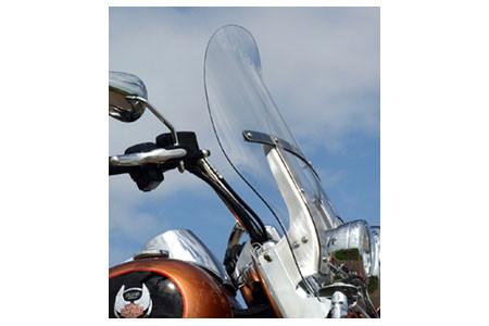 Klock Werks Flare Billboard Windshield for '94-Up FLHR w/ OEM Windshield  & 2012 FLD (Dyna Switchback) King Size Detachable   -Tint, 16-3/8 Inch