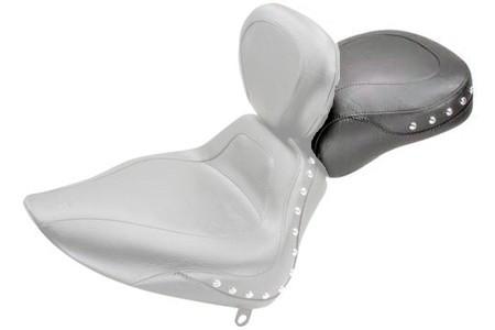 Mustang  Sport Recessed Rear Seat  fits SPORT Solo w/ Backrest for all Softails '00-06 WITH a 150mm Rear Tire -Studded