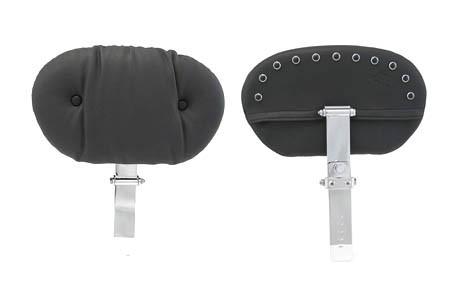 Mustang Seats Regal Driver Backrest (Post & Pad Only) for Harley Davidson Touring Models -Black Pearl Studs (For use with One Piece Super Touring Seat #79606/#79609 Only) (Not for '24-Up FLHX/FLTR Models)