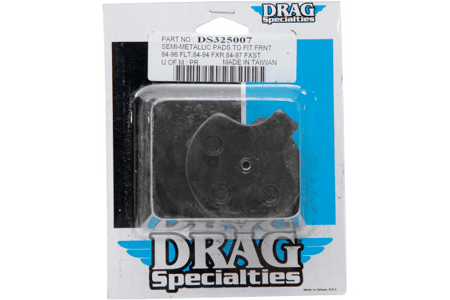 Drag Specialties FRONT Semi Metallic Brake Pads for '08-13 Big Twin  (except '08-12 Dresser/FLSTB/FXSTSSE) OEM #44082-08-Pair