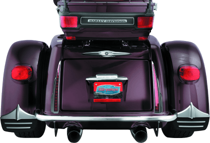 Kuryakyn Mud Flaps for '11-25 Harley Davidson FLHTCUTG Tri Glide Ultra Classic & ’11 FLHXXX Street Glide Trikes - Pair