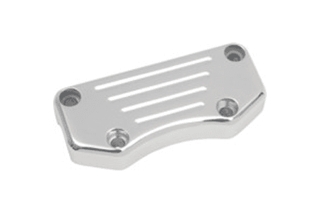Drag Specialties Buffalo Handlebar Clamps -Chrome, Ball-Milled