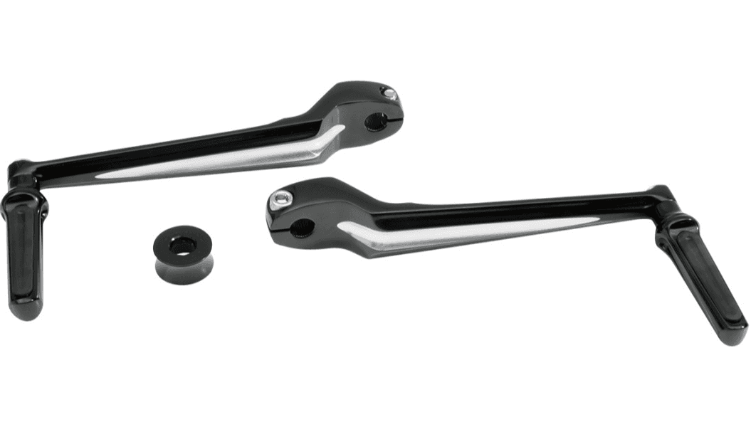 Performance Machine Contour Heel/Toe Shift Lever for '97-20 Harley Davidson FLT/FLHR/FLHR/FLTR - Contrast Cut