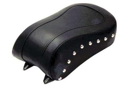Mustang  Standard Rear Seat  for Cross Bones FLSTSB '08-Up w/ 200mm Wide Tire -Studded