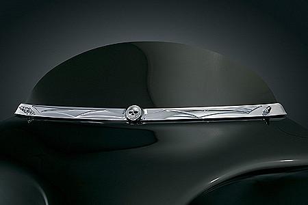 Kuryakyn Windshield Trim for '96-13 FLHT, FLHTCU & FLHX -Zombie Design