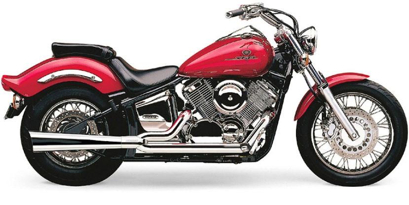Cobra Power Pro 2-Into-1 Exhaust for Yamaha V-Star 1100 '99-09 - Chrome