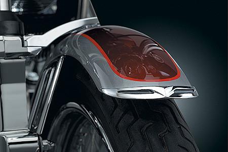 Kuryakyn Fender Tips for Fat Boy '90-11 Front Fenders (Leading Edge)