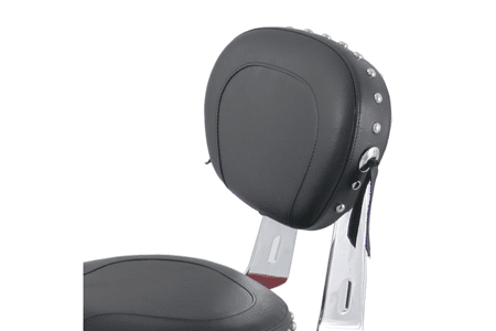 Mustang  Sissy Bar Pad for Stryker '11 Sissy Bars -Contoured Studded with Conchos