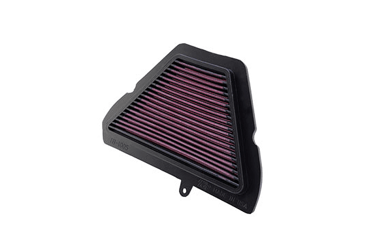K & N  High-Flow Air Filter for Speed Triple 1050  '05-10, Sprint ST '05-11/GT '11-12 & Tiger 1050 '07-13  -Each