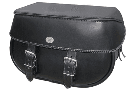 Boss Bags #34 Model Plain Style  w/ a Braided Lid Valence