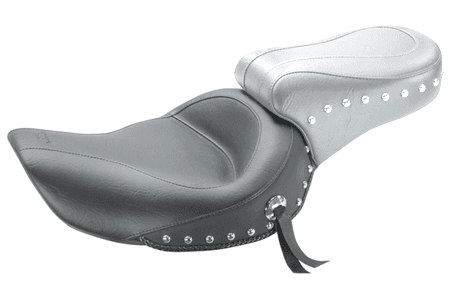 Mustang  Solo Seat  for Dyna/Wide Glide '04-05 -Studded