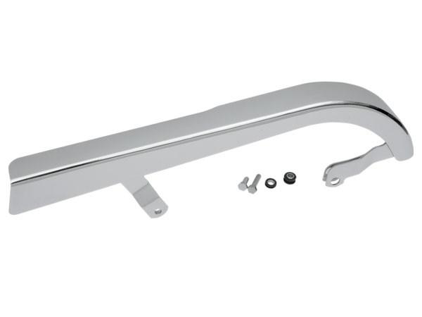 Drag Specialties Chrome Rear Upper Belt Guard for '00-05 FXDL/FXD/FXDWG Replaces OEM #60293-00, 60297-00, 60339-00