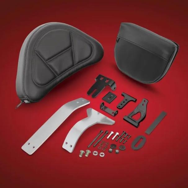 Show Chrome Smart Mount Driver Backrest GL1800 '01-Up