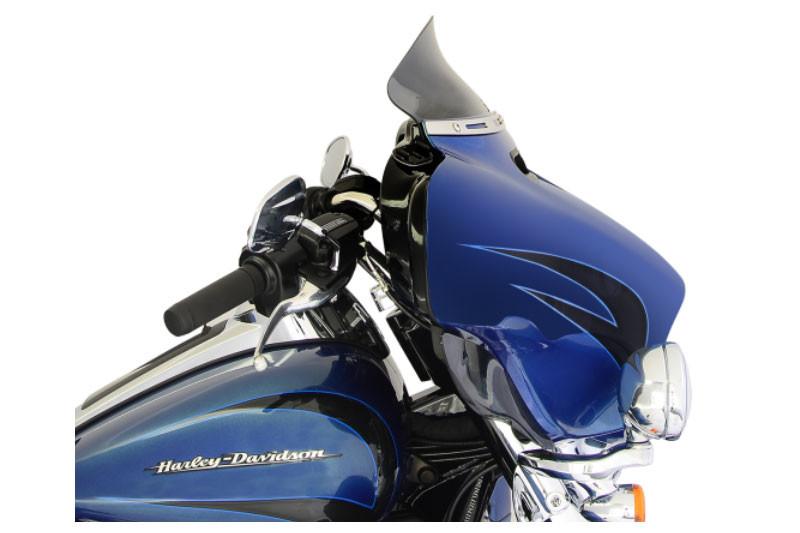 Klock Werks FLARE Low Windshield for '14-23 Harley Davidson FLHT/FLHX/ H-D FL Trike Models 5" Dark Smoke (Old Style Fairing)