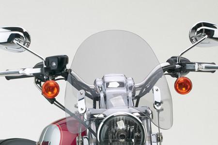 National Cycle SwitchBlade Windshield for FL Softail  Models w/ H-D Lightbar Installed - Deflector, Clear Style