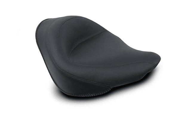 Mustang Wide Solo Seat for Cross Bones FLSTSB '08-17 w/ 200mm Wide Tire -Plain/Vintage