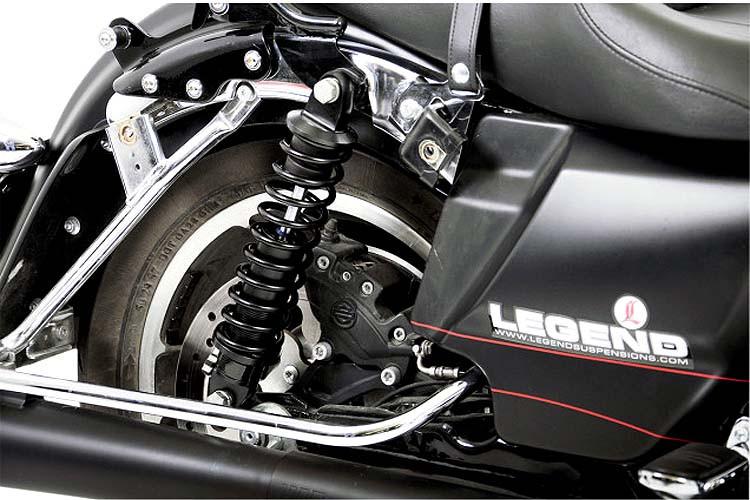 Legend Suspensions Revo Shock Absorbers for '99-Up FLHT, FLHR, FLTR & Lo-Pro Equipped Models (except H-D FL Trike, FLHRSE) -Standard 13" Long
