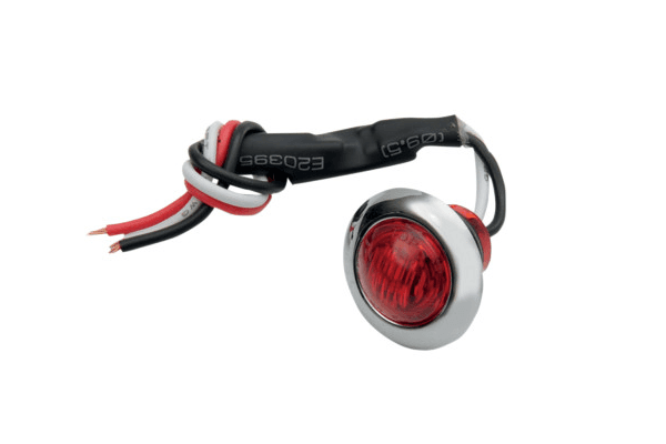 Pro One  Dual Function Mini Marker Light -Red LED w/ Red Lens (Each)