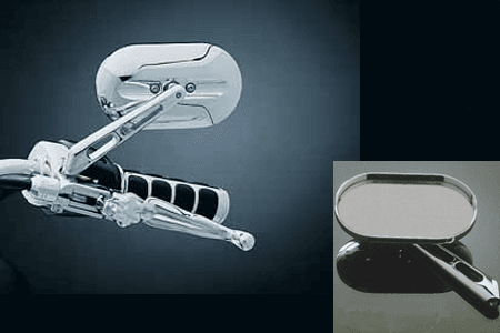 Kuryakyn  Magnum Mirror Set  Small Head and Standard Stem