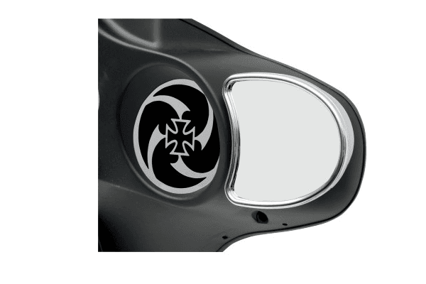 Drag Specialties Fairing Mount Mirrors for '96-13 FLHT & H-D Trike Models -Without Blind Spot Mirror -Pair