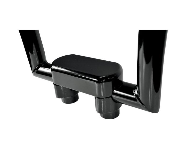 L.A. Choppers Hefty Handlebar Riser/Top Clamp Kit for 1-1/4" Clamp Area -1.5" Tall, Black