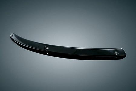 Kuryakyn Smooth Gloss Black Windshield Trim for '14-21 Electra Glides, Street Glides, Trikes