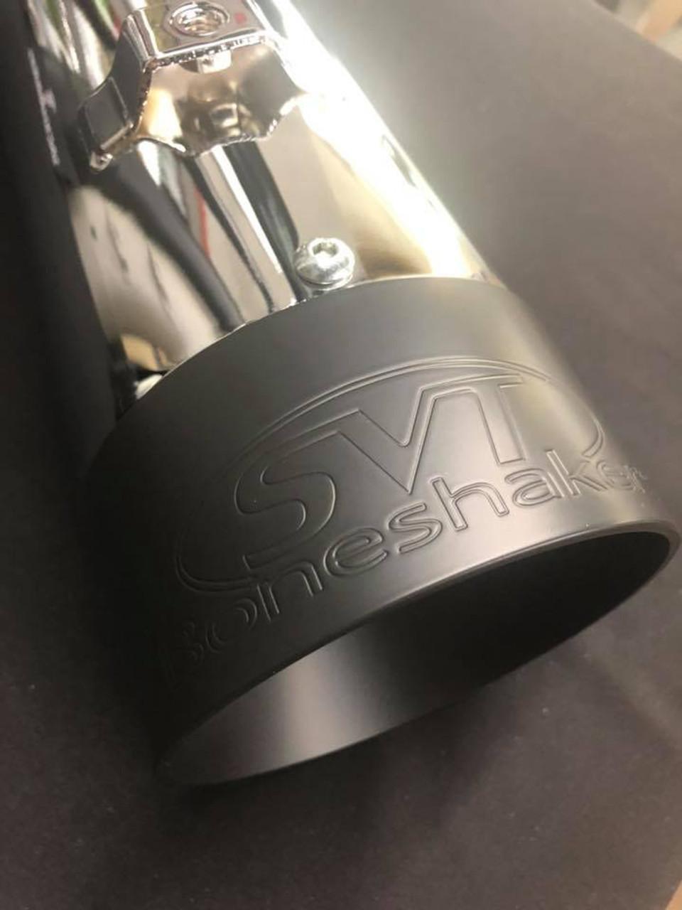 Boneshaker GEN 4 Slip On Mufflers for '95-16 Harley Davidson Touring and '09-Up TriGlide Models (Select Chrome or Black)