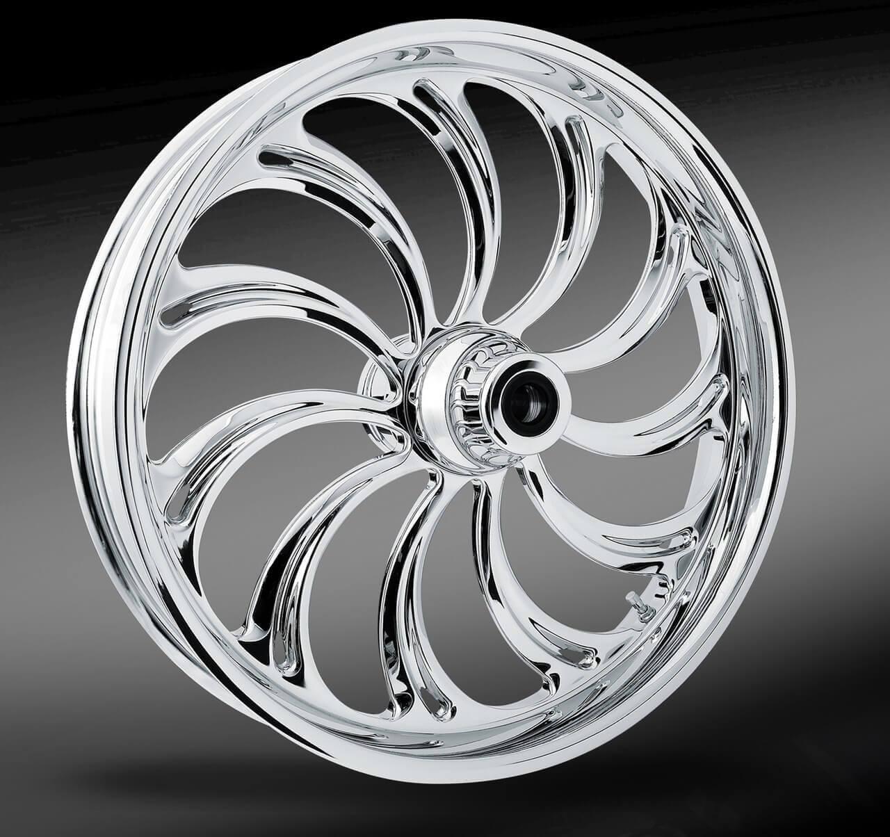 RC Components Calypso Chrome Wheel for Harley Davidson Models (Choose Options)