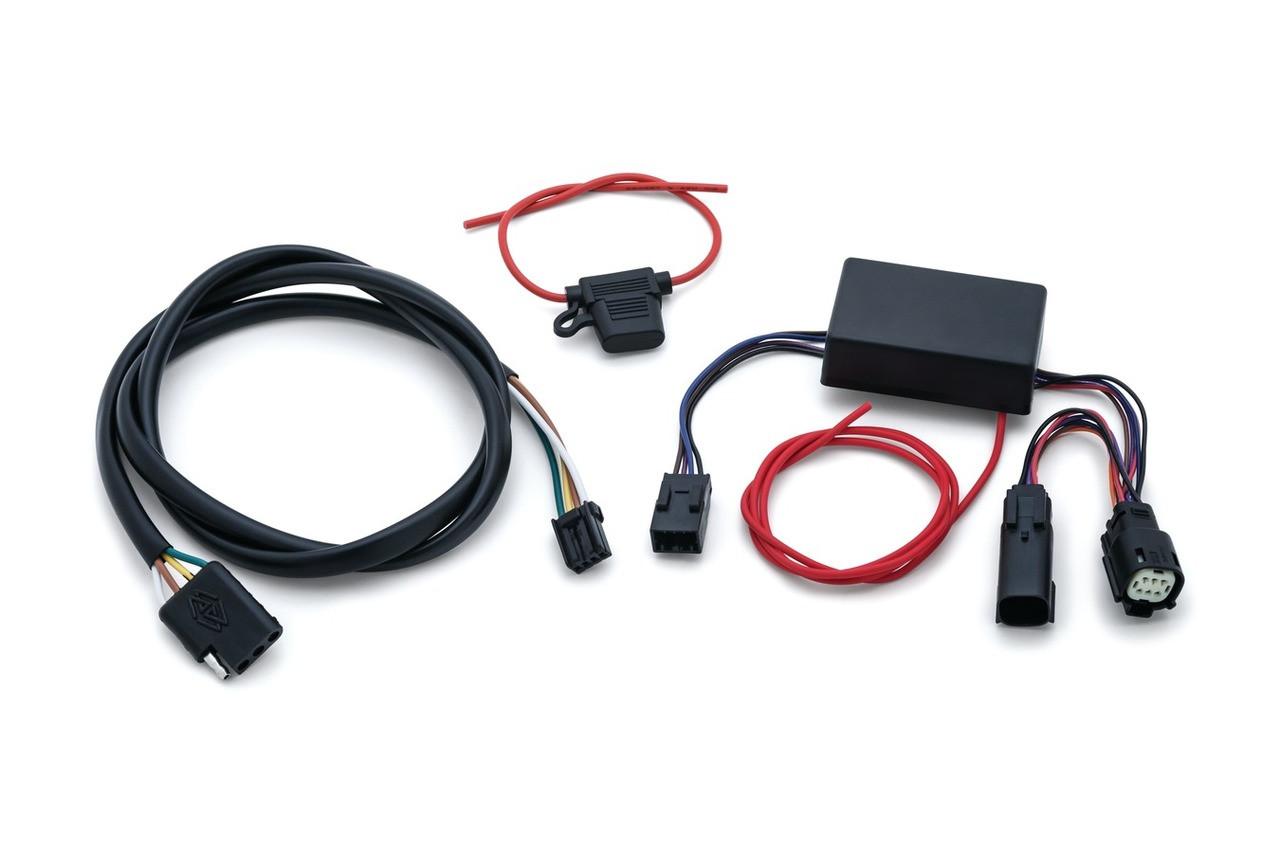 Kuryakyn Trailer Wiring and Relay Harnesses for '14-17 Road Kings (except '17 FLHRXS) & Police Models with 4 Wire Trailers