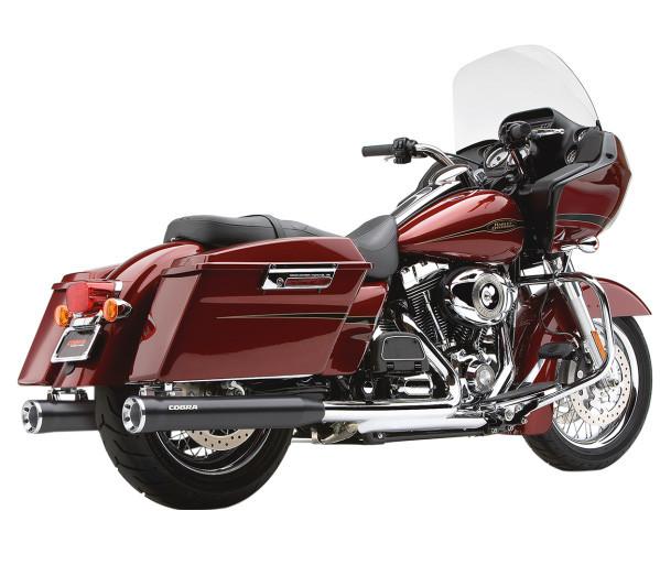 Cobra 3 inch Slip-On Mufflers with Racepro Tips for '95-16