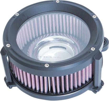 Trask Assault Air Cleaner Kit  for '08-16 Harley Davidson Touring and Trikes, '16-'17 Softails -  Black
