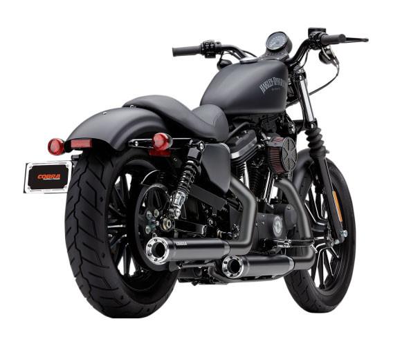 Cobra 3 inch RPT Slip On Mufflers for Harley Davidson Sportster