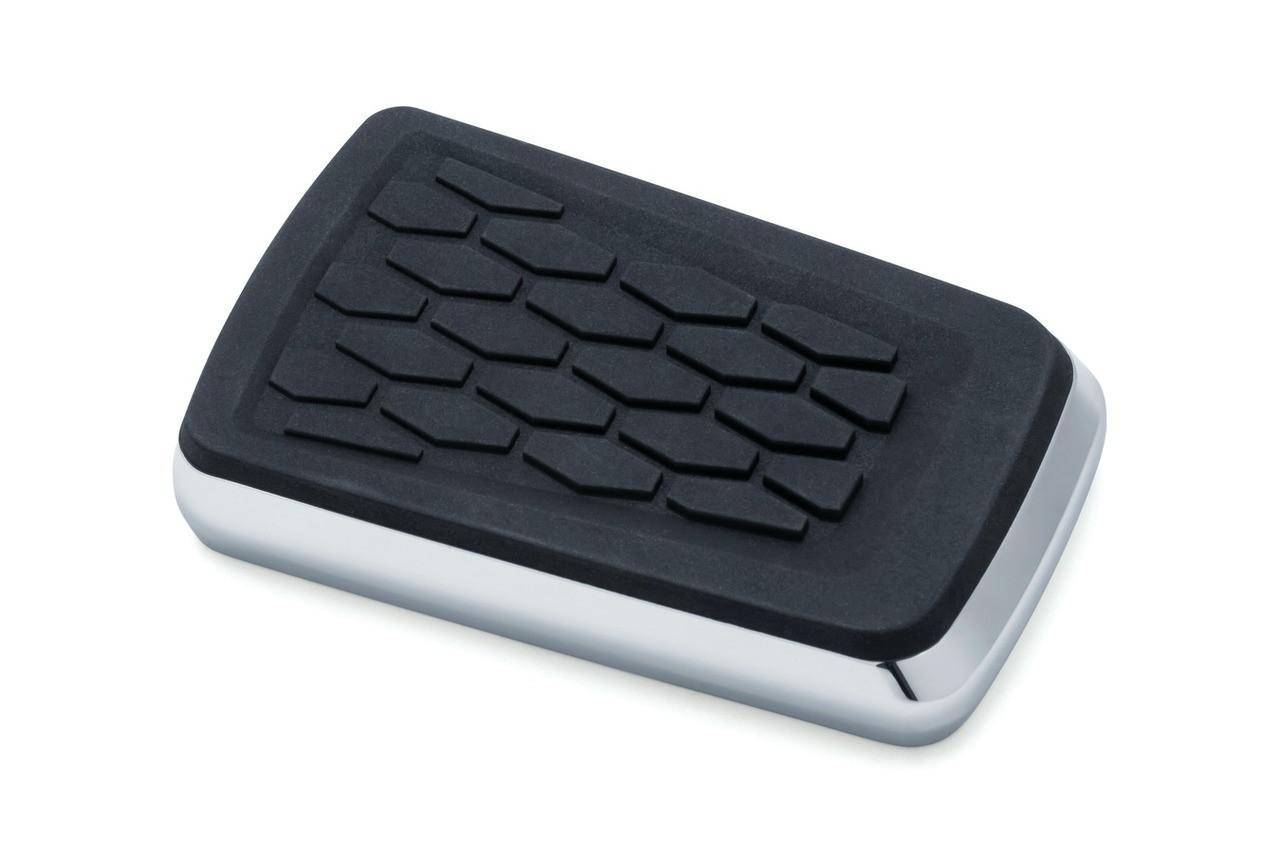 Kuryakyn Hex Brake Pedal Pads for '86-20 Harley Davidson Touring, Trike & '86-17 FLST (Select Chrome or Black)