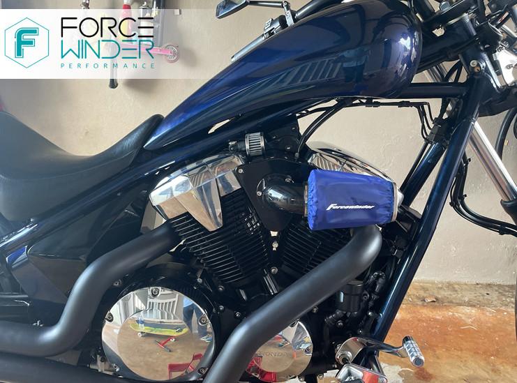 ForceWinder Air Intake for '10-Up Honda Fury, Interstate and Sabre - Select Polished or Gloss Black