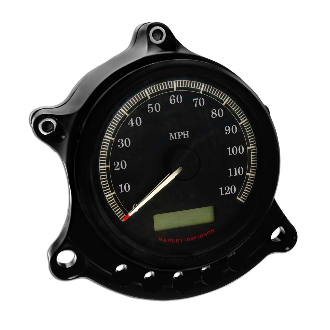 Roland Sands CafÃ© Gauge and Headlight Re-locator '86-17 Harley Davidson XL - Black Ops (Click for fitment)