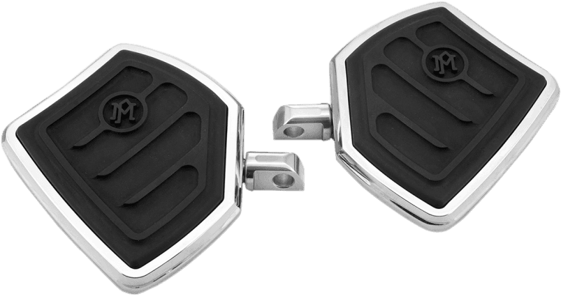 Performance Machine Mini Floorboard Set (Choose from 3 Styles) Chrome or Black