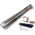 Bassani 4 inch Stainless 2-into-1 Low Short Megaphone Muffler for '19-21 Indian FTR 1200