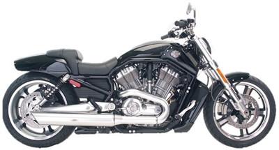 TAB Performance Satin Nickel Slip On Mufflers for VRSCF V-ROD