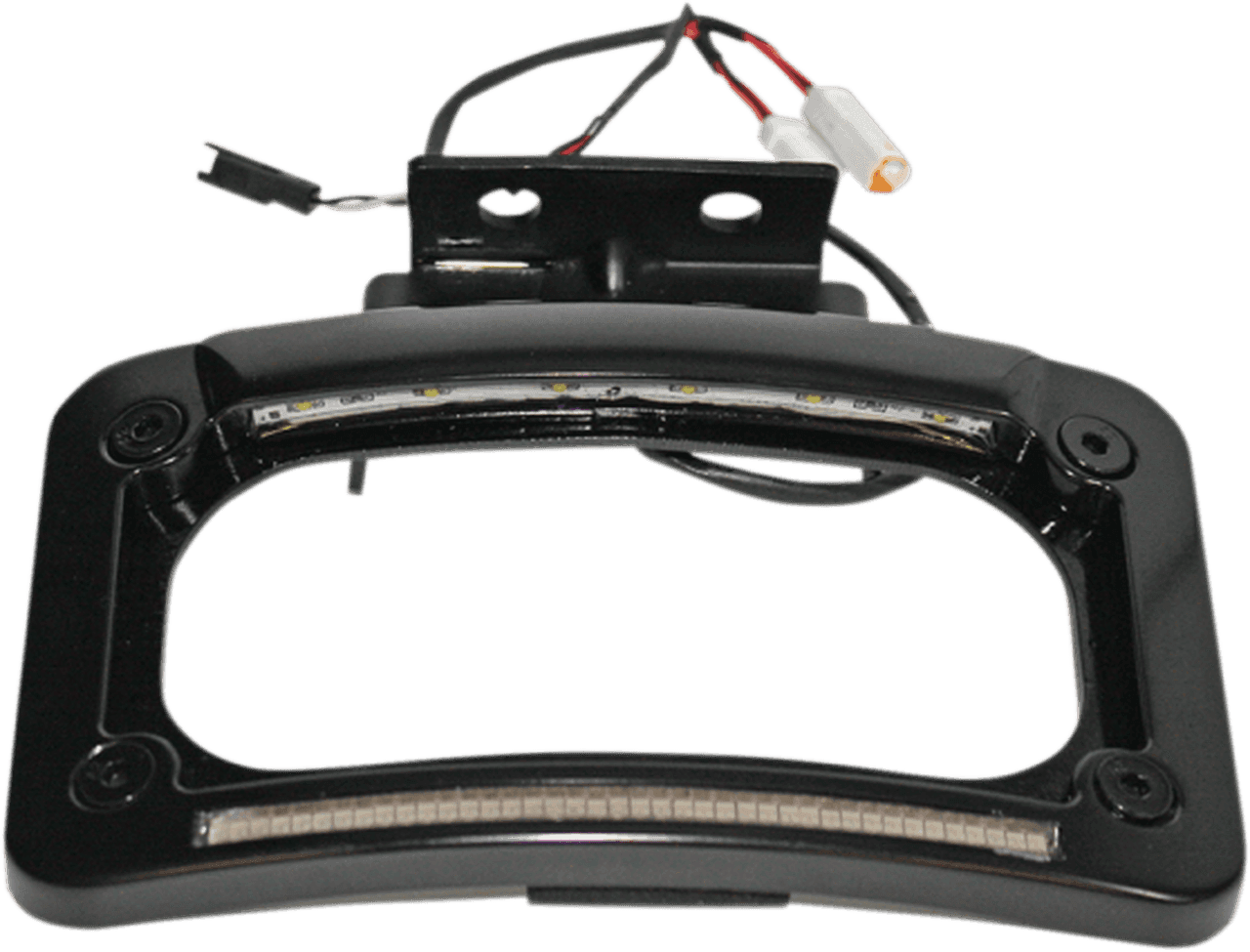 Custom Dynamics Dual LED License Plate Frames for Indian Touring 14-Up Black or Chrome