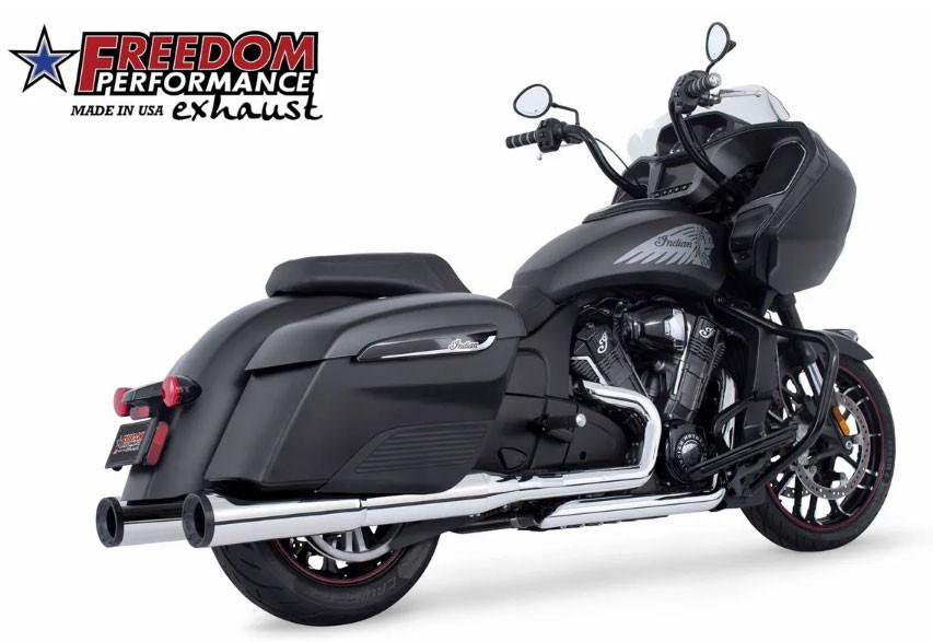Freedom Performance True Dual Headers for '20 Indian Challenger/Pursuit - Chrome or Black
