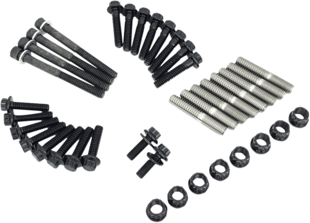 Feuling 12-point Rocker Box, Rockershaft Studs and Nut Kit for '17-Up Harley Davidson Touring