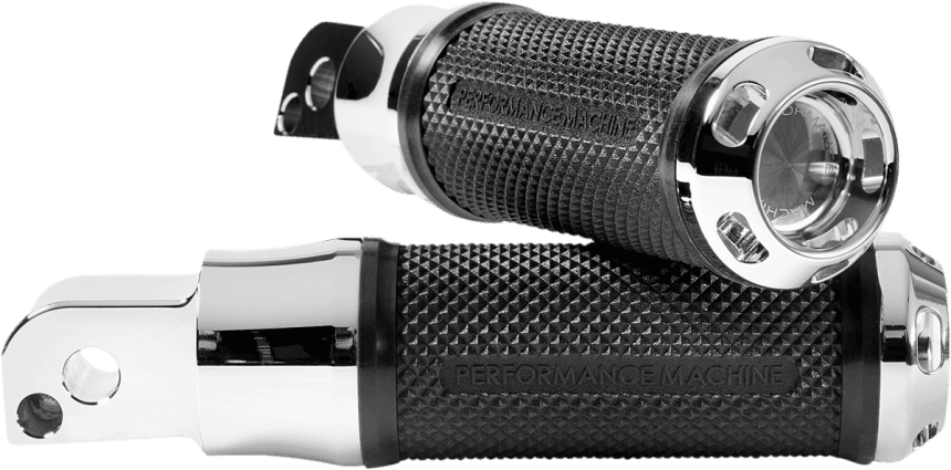 Performance Machine Apex Passenger Foot Pegs for '18-Up Harley Davidson Softail Models - Chrome