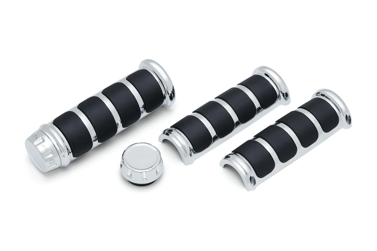 Kuryakyn ISO-Grips for '08-23 Harley-Davidson Touring Models with