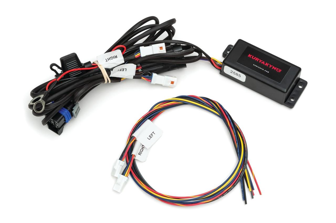 Kuryakyn Rear Signal Splitter Modules for '14-Up Indian Touring Models - 3 or 4 Pin