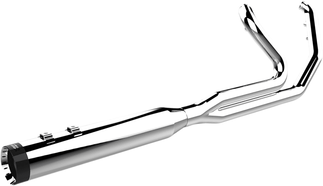 Khrome Werks 2:1 Outlaw Exhaust System for '09-16 Harley Davidson Touring - Chrome (Tip Sold Separately)