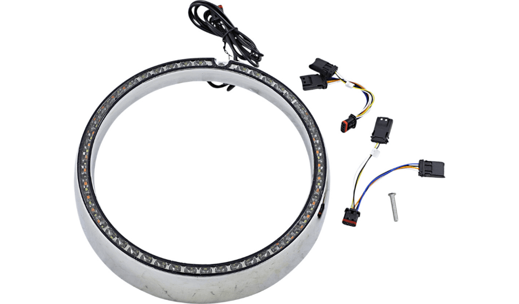 Custom Dynamics ProBEAM Turn Signal Ring Trim for '14-23 Harley Davidson Touring Models - Sequential